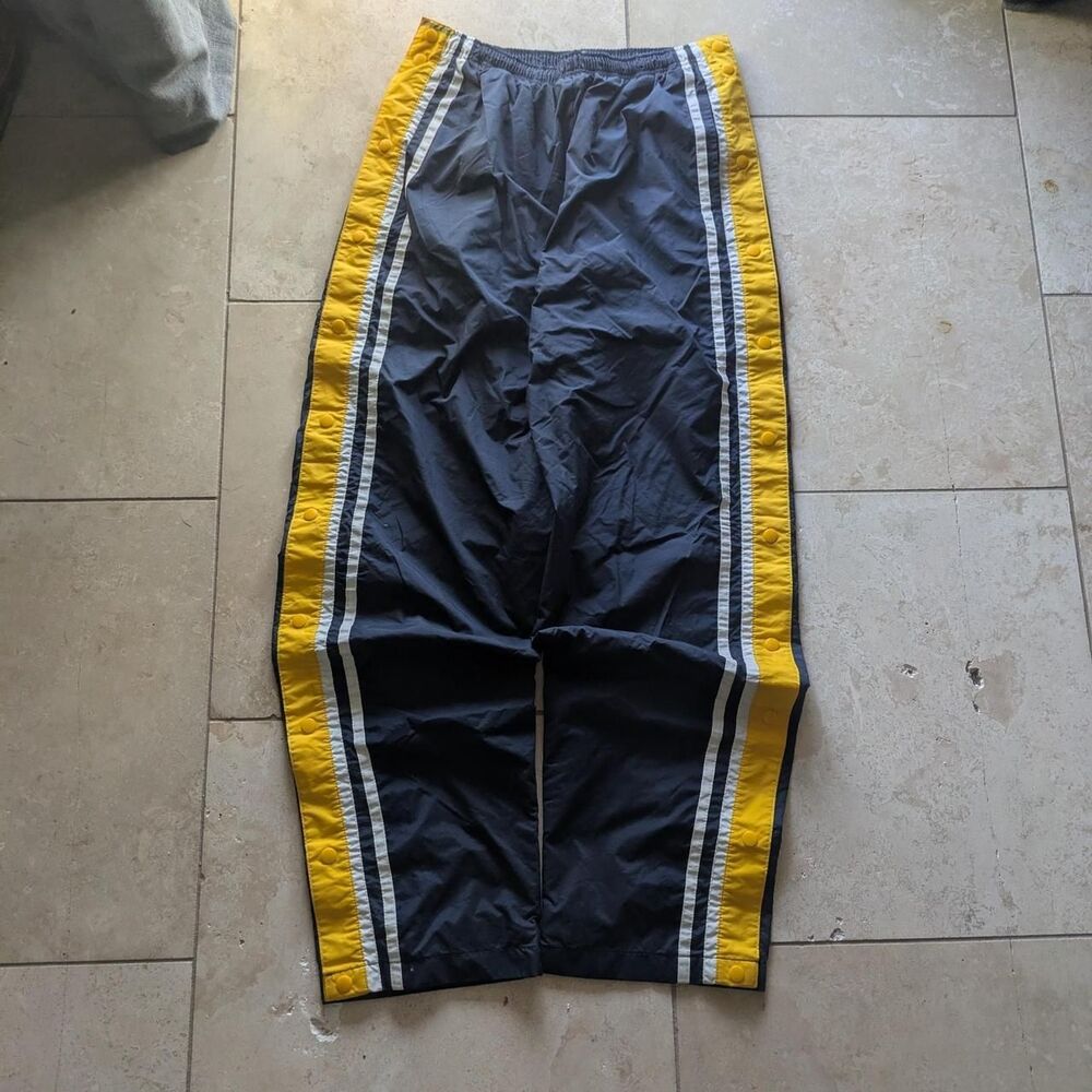 Holloway Men's Navy and Yellow Trousers